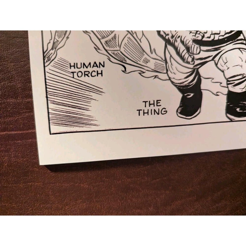 Fantastic Four #1 Hidden Gem‎ 1:100 Sketch Variant 2018 Kirby Art NM Range - Picture 6 of 11